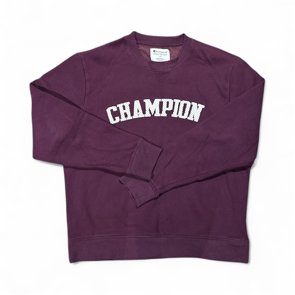 Champion Men's Crewneck in Deep Purple